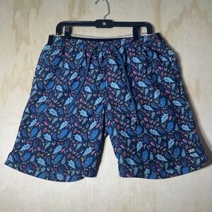 Saxx Cannonball Shorts Men’s Size Large Colorful Leaf Design